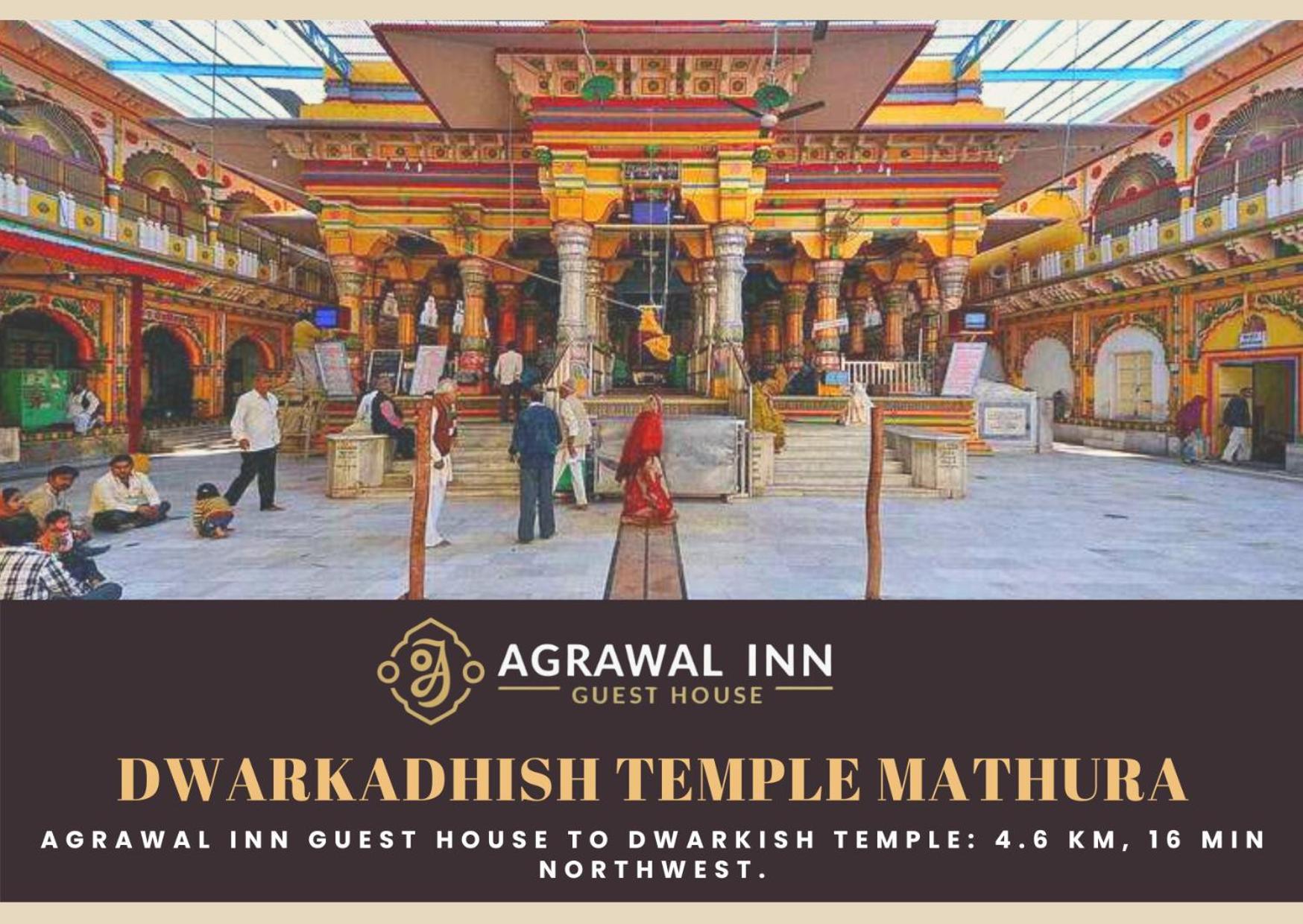 Agrawal Inn Guest House Mathura Eksteriør billede