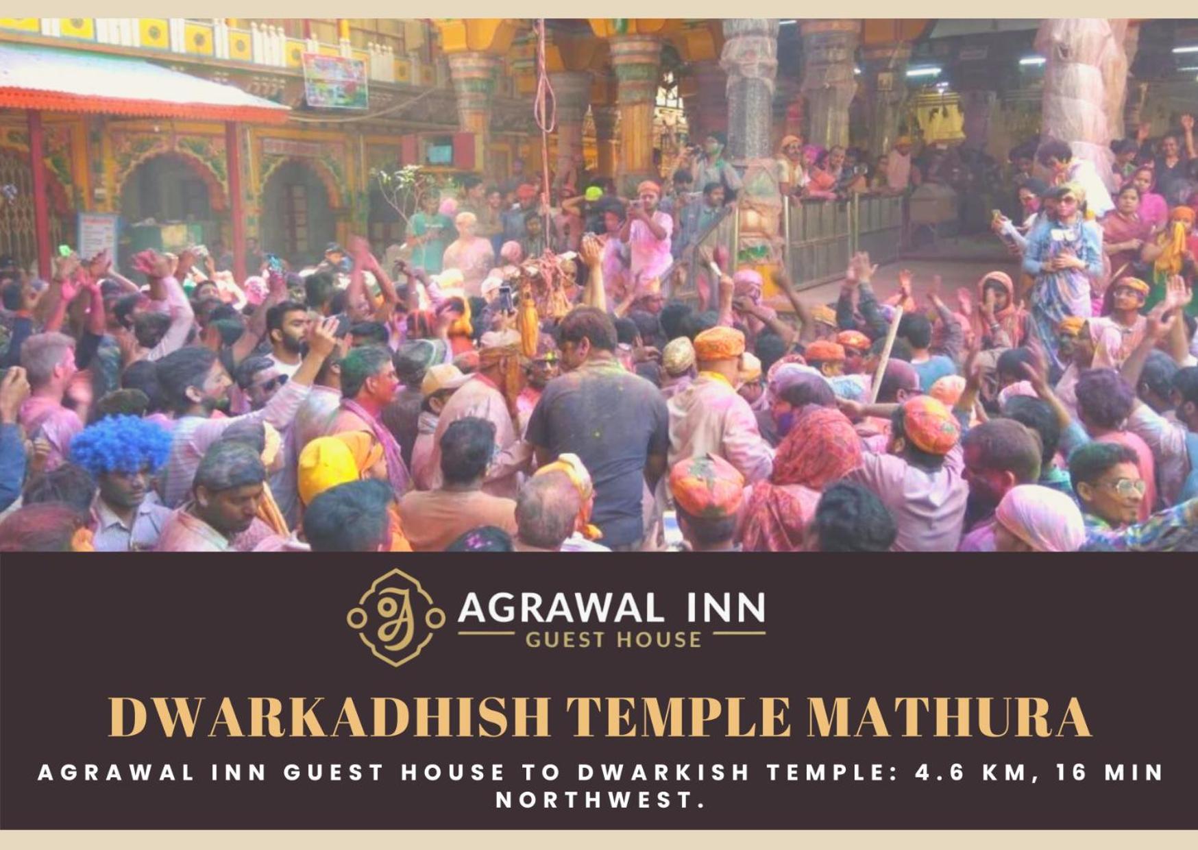 Agrawal Inn Guest House Mathura Eksteriør billede