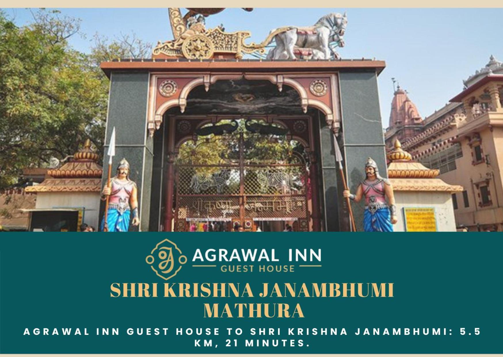 Agrawal Inn Guest House Mathura Eksteriør billede